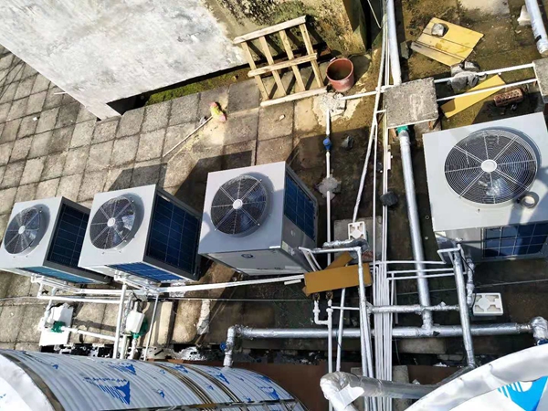 广西浦北县第五中学空气能热泵热水系统革新工程